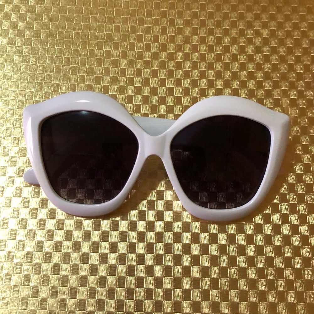 vintage White Sunglasses